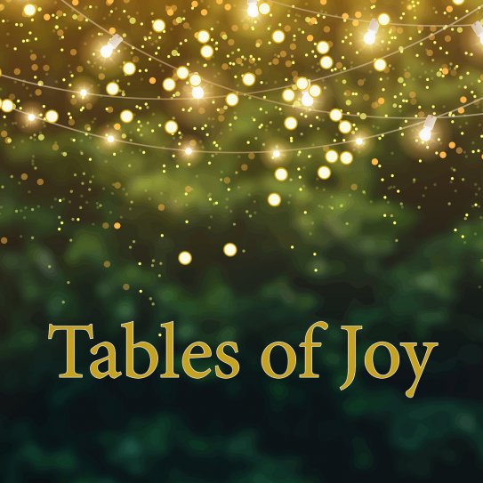 Tables of Joy Fundraiser